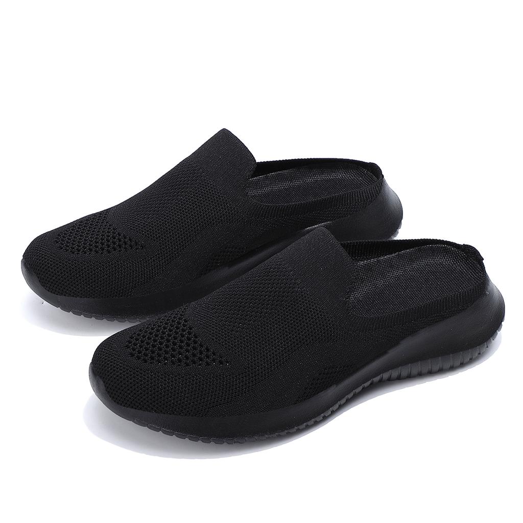 Summer Light Flying Knitting Slippers Women Flip Flop Lndoor Shoes Women'S Outdoor Breathable Net Red Slipper Zapatillas Mujer