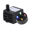SM-016 2W Fish Tank Submersible Water Pump with 4 Colorful Lights Aquarium Filter for Rockery