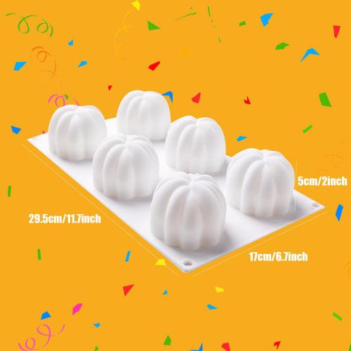 Silicone Molds for Pumpkin, Mousse, Chocolate, Cake, Baking, Halloween, Candle, Soap, Aroma Stone, Handmade, and More