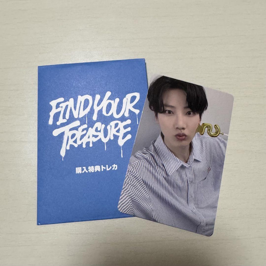 

[USED] TREASURE Junkyu Pop-up 8000 yen purchase bonus trading card