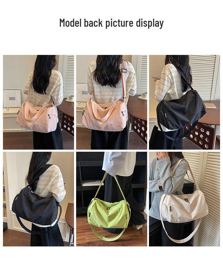 Large Capacity Short Trip Fitness Bag with Dry-Wet Separation for Easy Carrying - Unisex