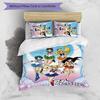 3pcs Sailor Moon 2 Cover Set - Personalized Name, HD Printed Bedding with 1 Cover and 2 Pillowcases - Perfect for Home Decor, Easy Care