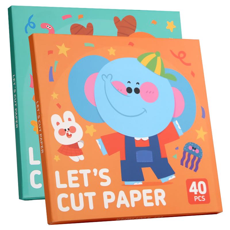 Children's Beginner Paper Craft: Educational Hands-on Cutting Toy for Early Learning and Fun