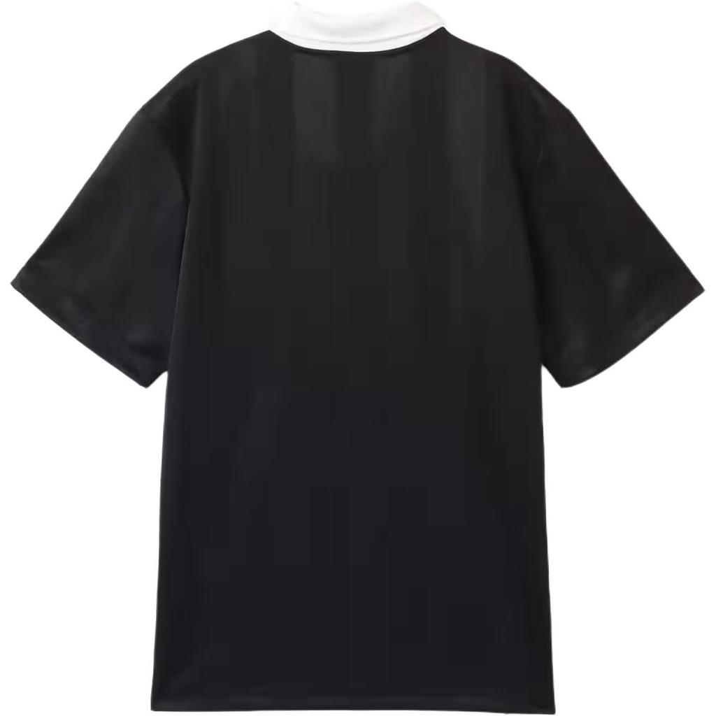 Adidas Originals Archive FW25 Collar Engineered Jersey Comfortable Soft Skin-Friendly Striped Short Sleeve Knit Top Unisex tops KE3584