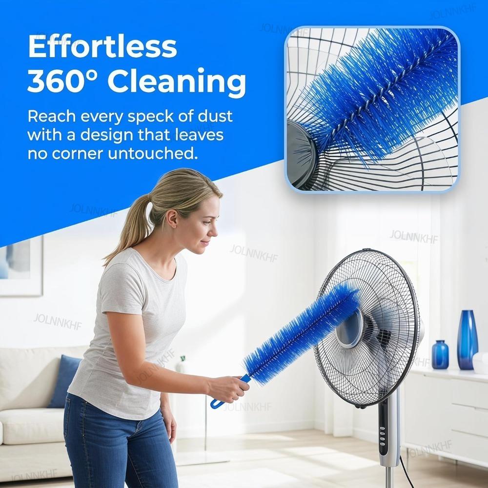 Xiaomi Bendable Manual Fan Brush Ultra-Fine Bristles Fan Inner Duster Remover Long Handle Air-conditioner Furniture Shutter Cleaning