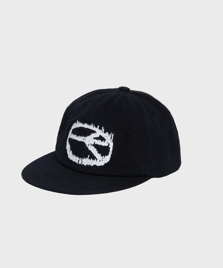 Kaiso Peace Symbol Cap Black