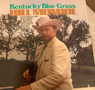 LP Record BILL MONROE & HIS BLUE GRASS BOYS - Kentucky Blue Grass MCA136 MCA Records US Folk Used