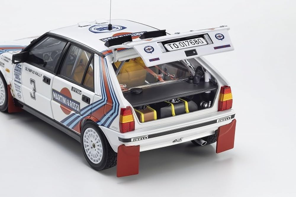 Kyosho Original Scale Lancia Delta HF 4WD Olympus Rally Winner 1987 Finished Model KS08960E 1/18 #3