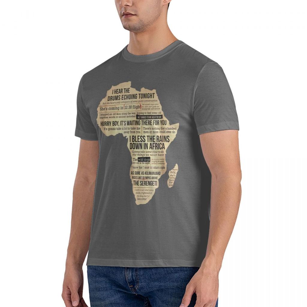 Cotton Fashion 2024 T-shirt Africa T Shirt Bless Africa Rains On Toto High Quality Men Tee Tops Fashion Summer Harajuku T-shirts