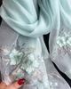 2025 Silk Women Scarf Warm Wool Shawls Lady Wraps Elegant Bufanda Floral Pashmina Embroidery Scarves Foulard  Hijab
