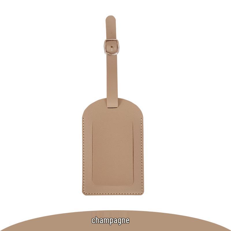 PU Leather Luggage Identification & Anti-Lost Tag for Suitcases