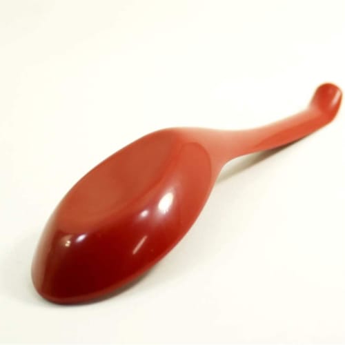 Asahi Koyo Renge Spoon, Vermilion, 15.5cm, Made in Japan, with Edge, for Commercial Use