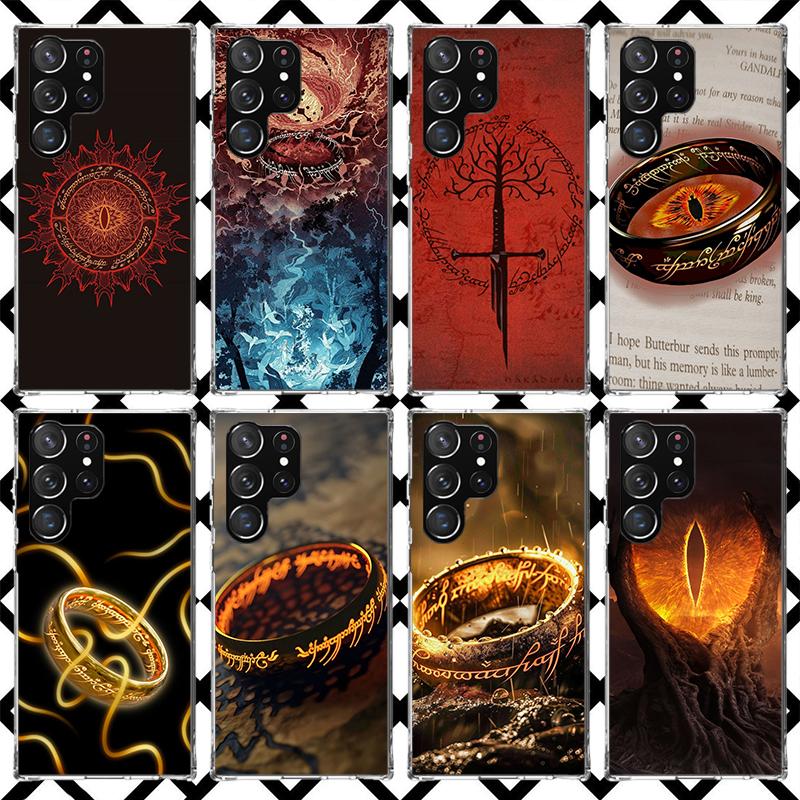 The L-Lord of The R-Rings Phone Case for Samsung Galaxy S26 S25 Edge S24 S23 Ultra S22 Plus S21 FE S20 + Soft Cover Print Fundas