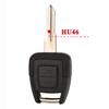 New 2 Buttons Remote Key Shell Case Fob HU46 For Opel Vectra Astra