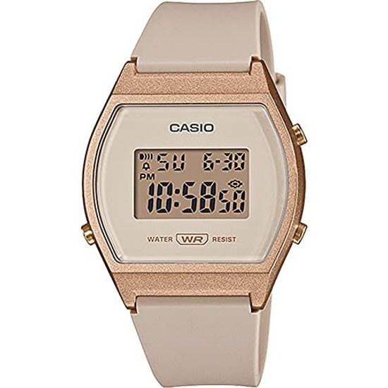CASIO Standard Digital Womens Watch LW-204-4A Box Included International Model Pink Beige Rose Gold