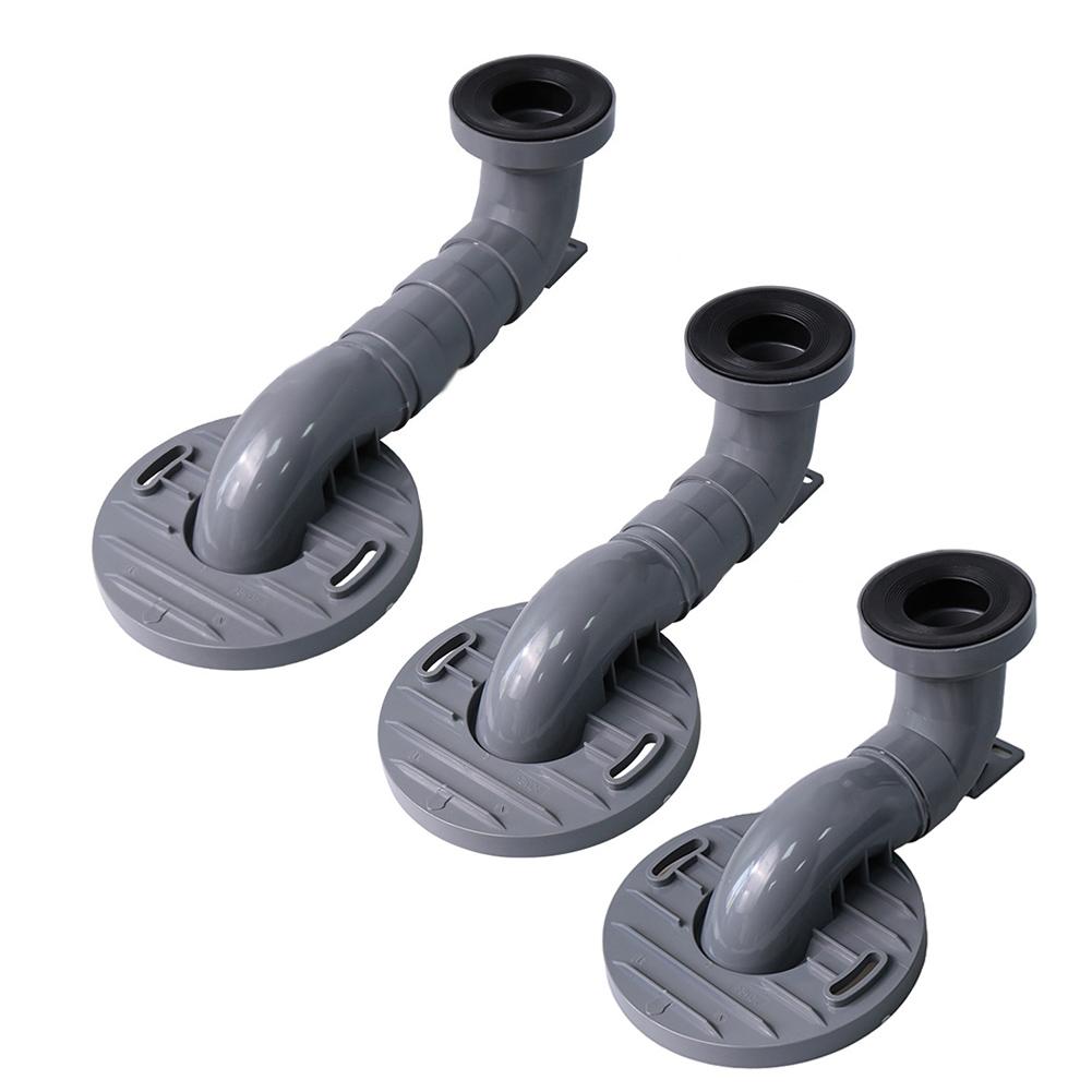 Toilet Siphon Shifter: PVC, Adjustable, Odor-Proof & Leak-Proof Solution For Fit Outlet Pipes With A 110mm Diameter Toilets Part