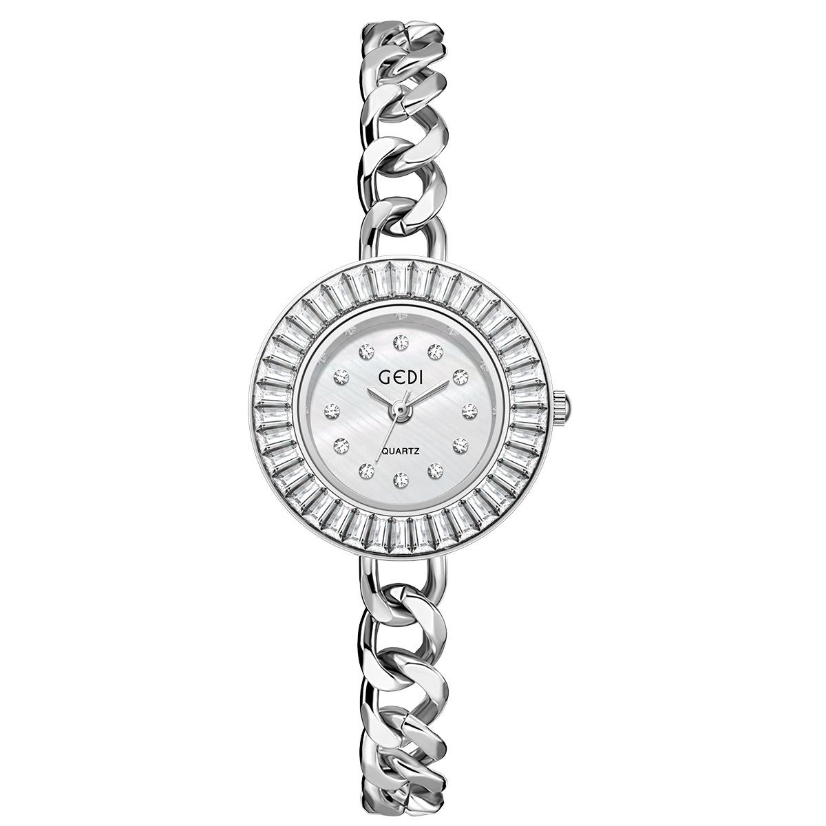 

Light Luxury Niche Small Women S Watch, Exquisite High-End Fritillary Face Women S Bracelet, Quartz Watch