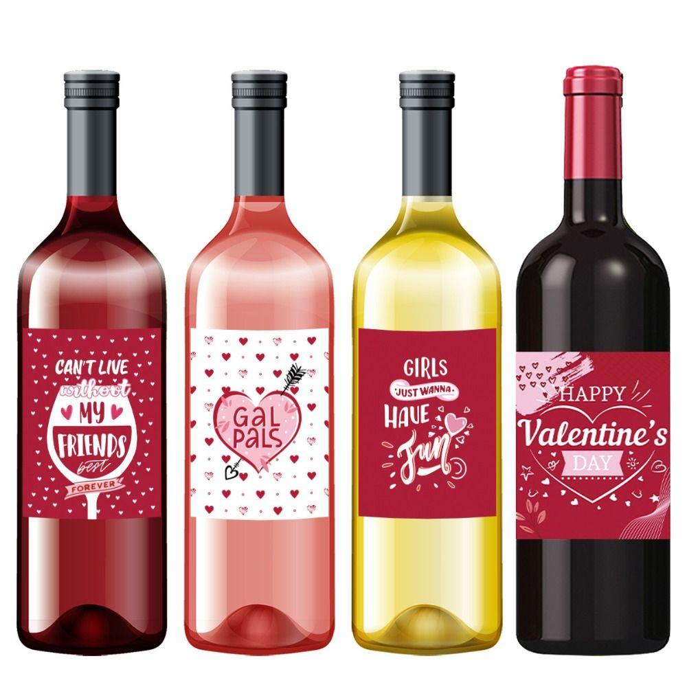 36PCS/SET Square Love Theme Label Sticker American Style Bottle Gift Wrapping Tag  Valentine's Day