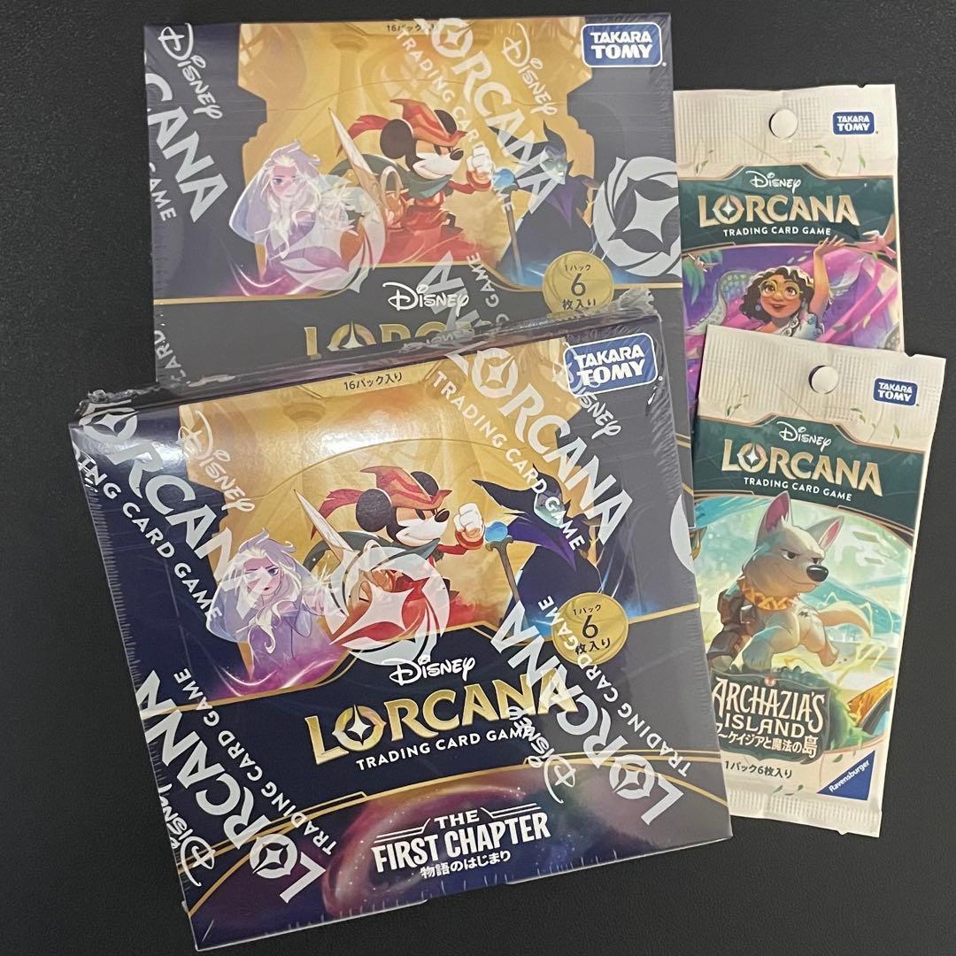 Used [New and unopened] Lorkana The Beginning of the Story 2BOX with shrink + 2 packs included