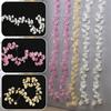 Artificial Silk Cherry Blossom Rose Rattan Wall Hanging Flower Decoration Rattan False Plant Wedding Home Decoration