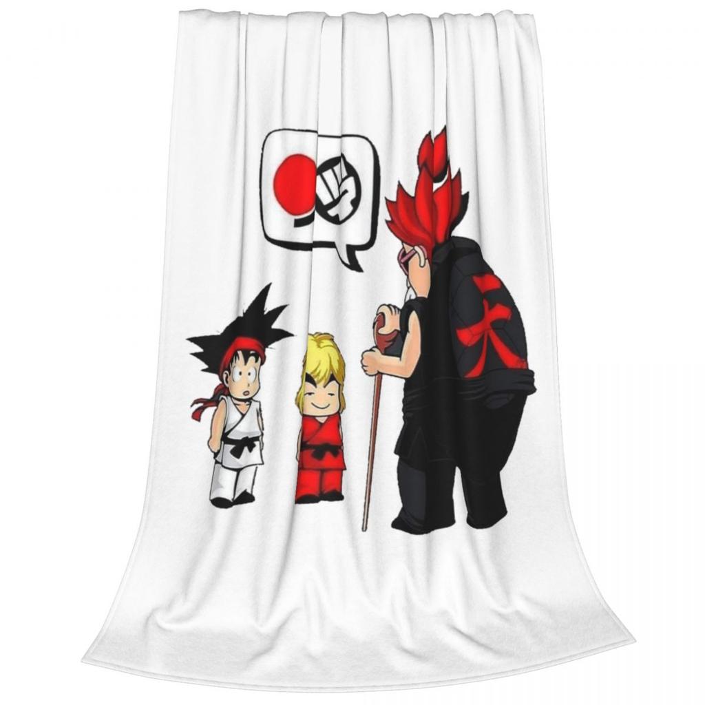 Gohan Blanket Dragon Ball Z Goku Vegeta DBZ Wool Awesome Warm Throw Blankets for Coverlet Spring Autumn
