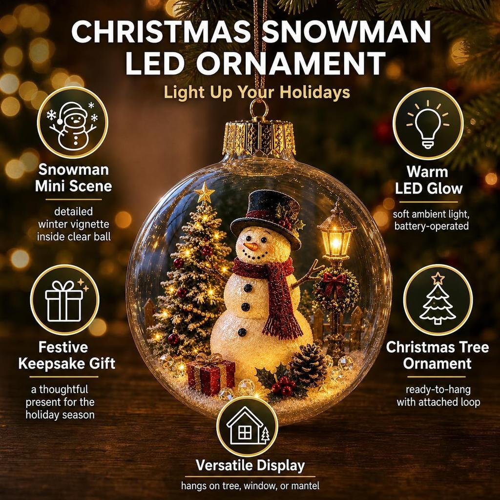 With lights Christmas ball ornament holiday home decoration gift Christmas ball train model