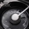 Stainless Steel Long Handle Kitchen Pot Brush