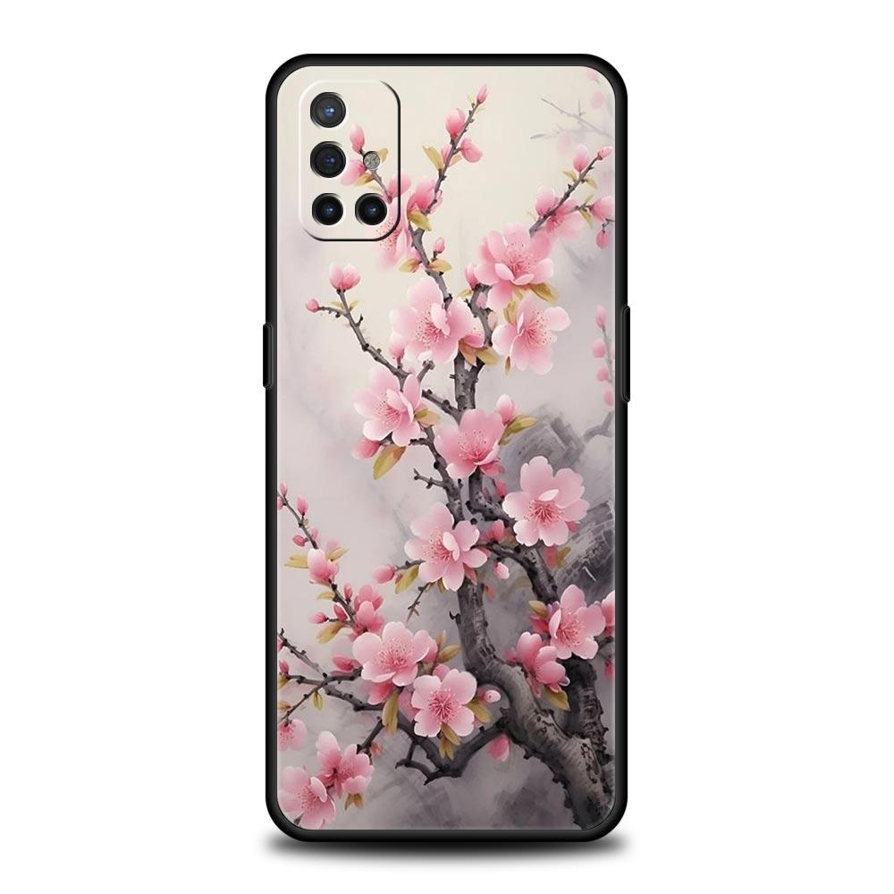 Phone Case For OnePlus 11 10 9 Pro 9T 12R 10R 9R 9RT 10T 8T 8 7 6T 7T Nord 2T CE 2 5G N200 N10 N100 Cover Cherry Blossom Tree
