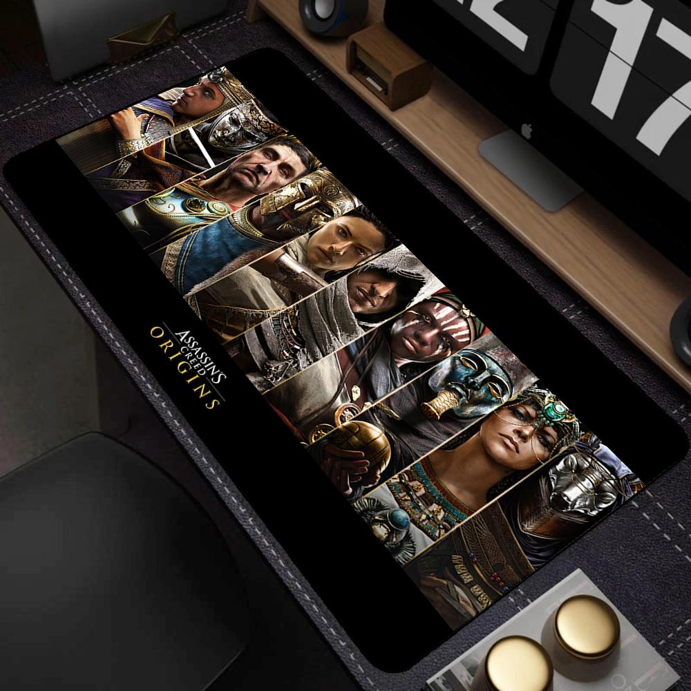 Tappetino Mouse A-assassin S Creed Mousepad Anime PC Gaming Setup Accessori Tavolo Computer Scrivania Gamer Tappetino Tappetini Grandi Ufficio Tappetini XXL