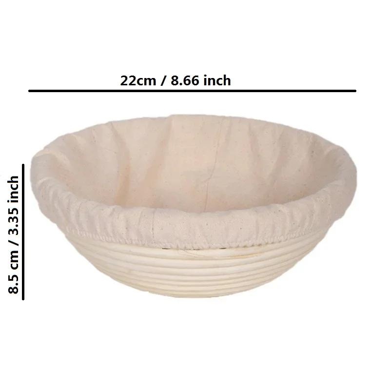 Oval Dough Banneton Brotform Dougn Rattan Bread Proofing Baskets Rattan Wicker Fermentation Sourdough Basket