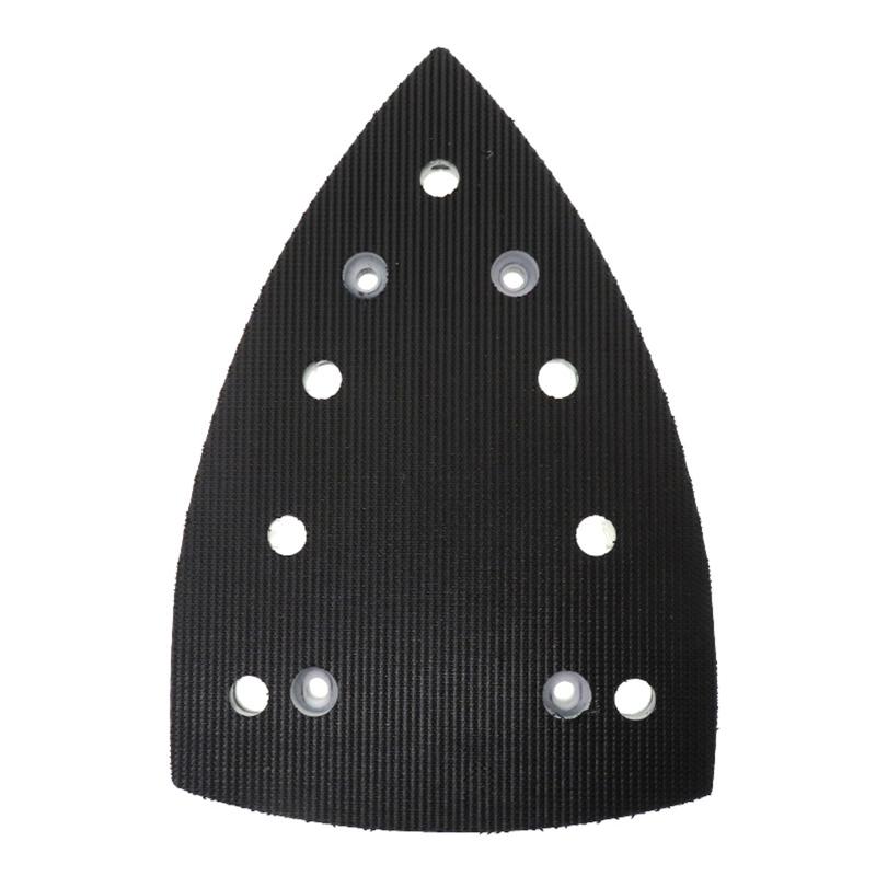 4 Nail 7 Holes Polishing Disc Practical Triangular Hook & Loop Sanding Pad Replacement Plate for DTS 400-REQ