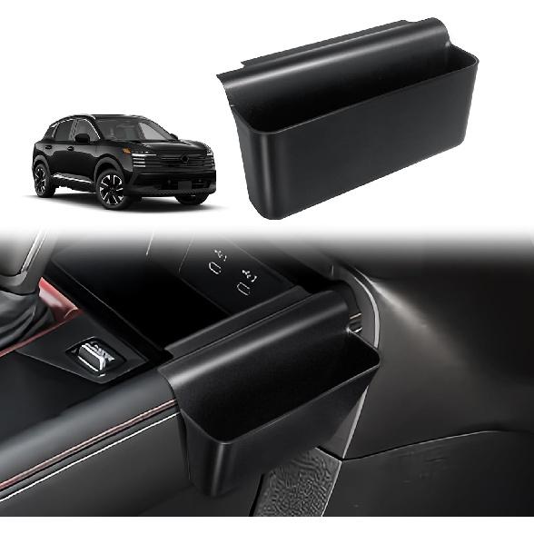 1PC Shifter Storage Box for 2025-2026 Nissan Kicks Accessories | ABS Material Console Phone Pocket Gear Shift Organizer Passenger Side Only