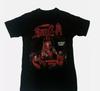 Death Rock Band Scream Bloody Gore Short Sleeve Black T-shirt