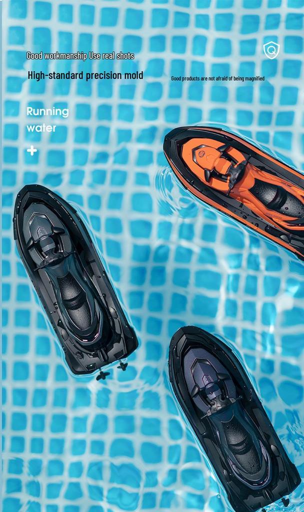 High-Speed Remote Control Waterproof Speedboat Toy for Kids