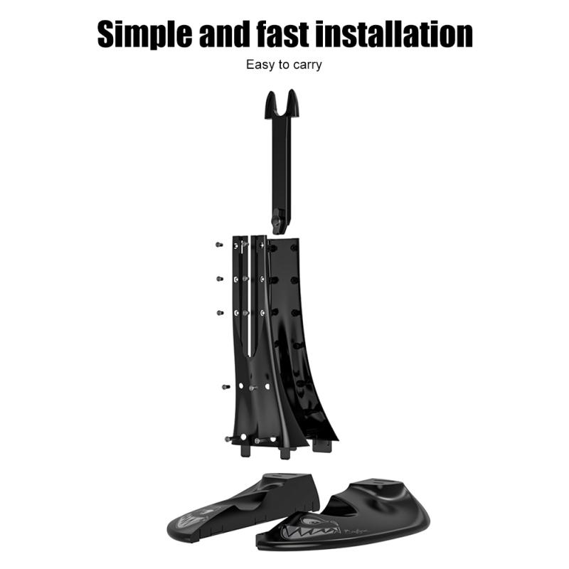 Parkovací stojan na kolo na svislou podlahu Nastavitelná výška Stojan na displej Přenosný odnímatelný držák na kolo