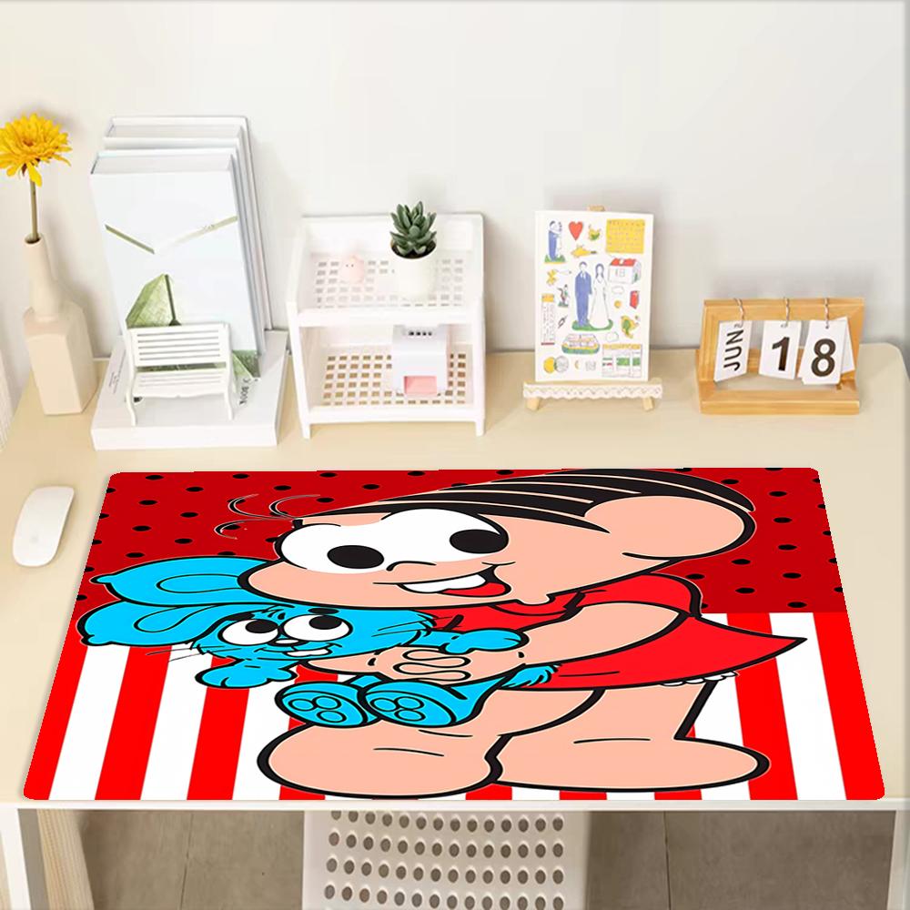 Turma da Mônica Theme Mouse Pad, Non Slip Rubber Base, Multifunctional Office & Home Decor, Perfect for Workspace Personalization.