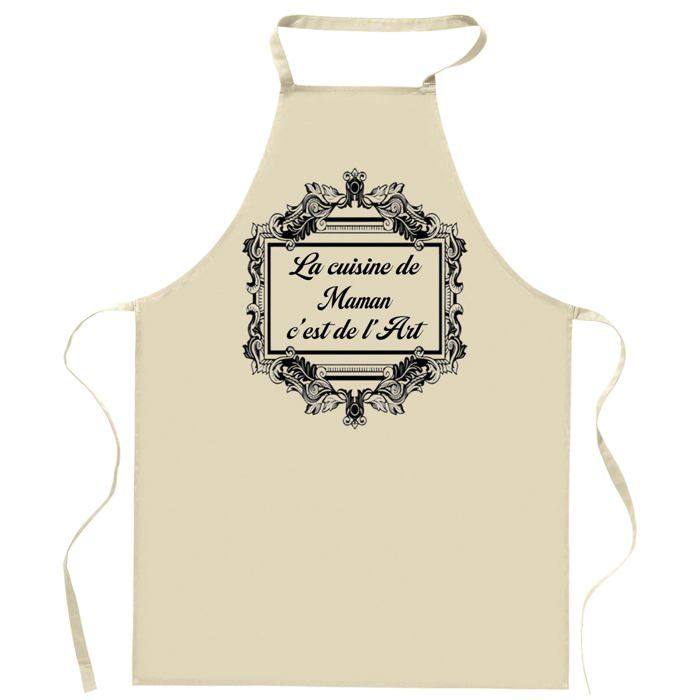 Tablier de cuisine - Planetee Personnalisé - Impression bretonne - Coton résistant - Made in France
