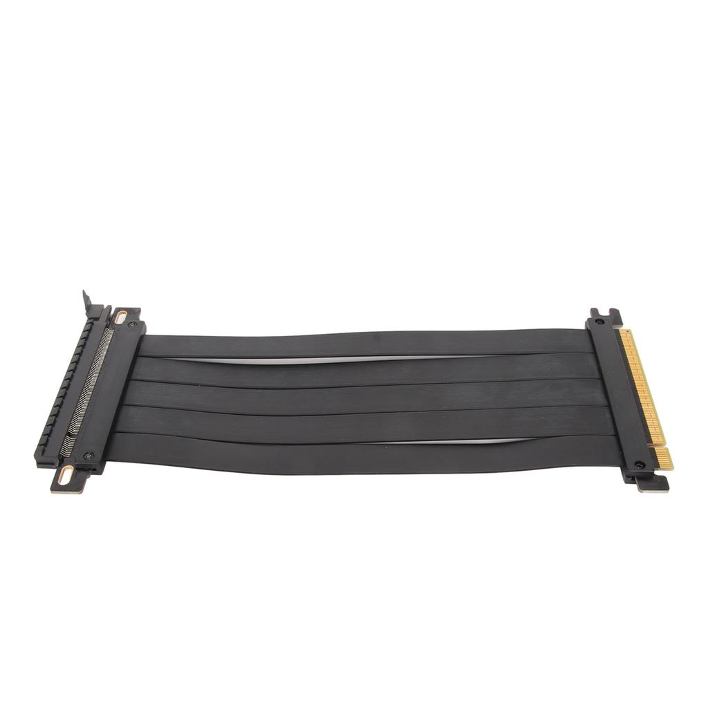 PCIE 4.0 X16 Extender Riser Cable High Shielding Property 180 Degree Flexible PCIE 4.0 Extension Cable for Graphics Card