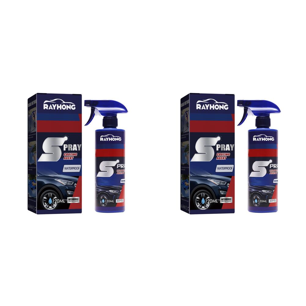 1-5PCS 3 In 1 Ceramic Car Coating Spray Eliminate Dirt Stain 120ml Car Wax Polish Spray Sealer Gloss for Cars/Boats/Motorcycles