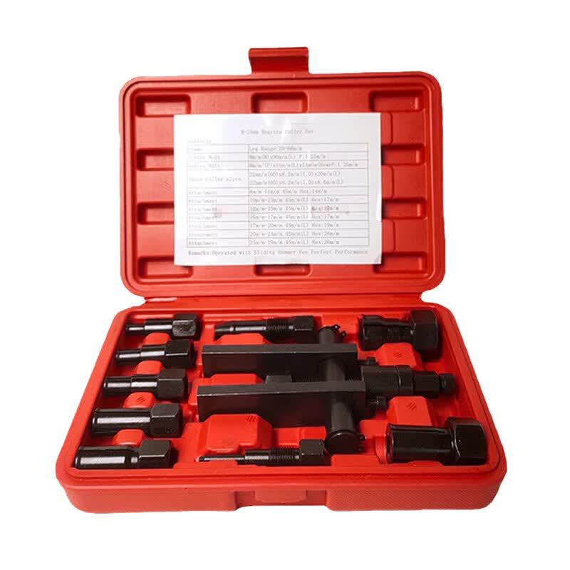 10-Piece Motorcycle Two-Jaw Bearing Puller Kit