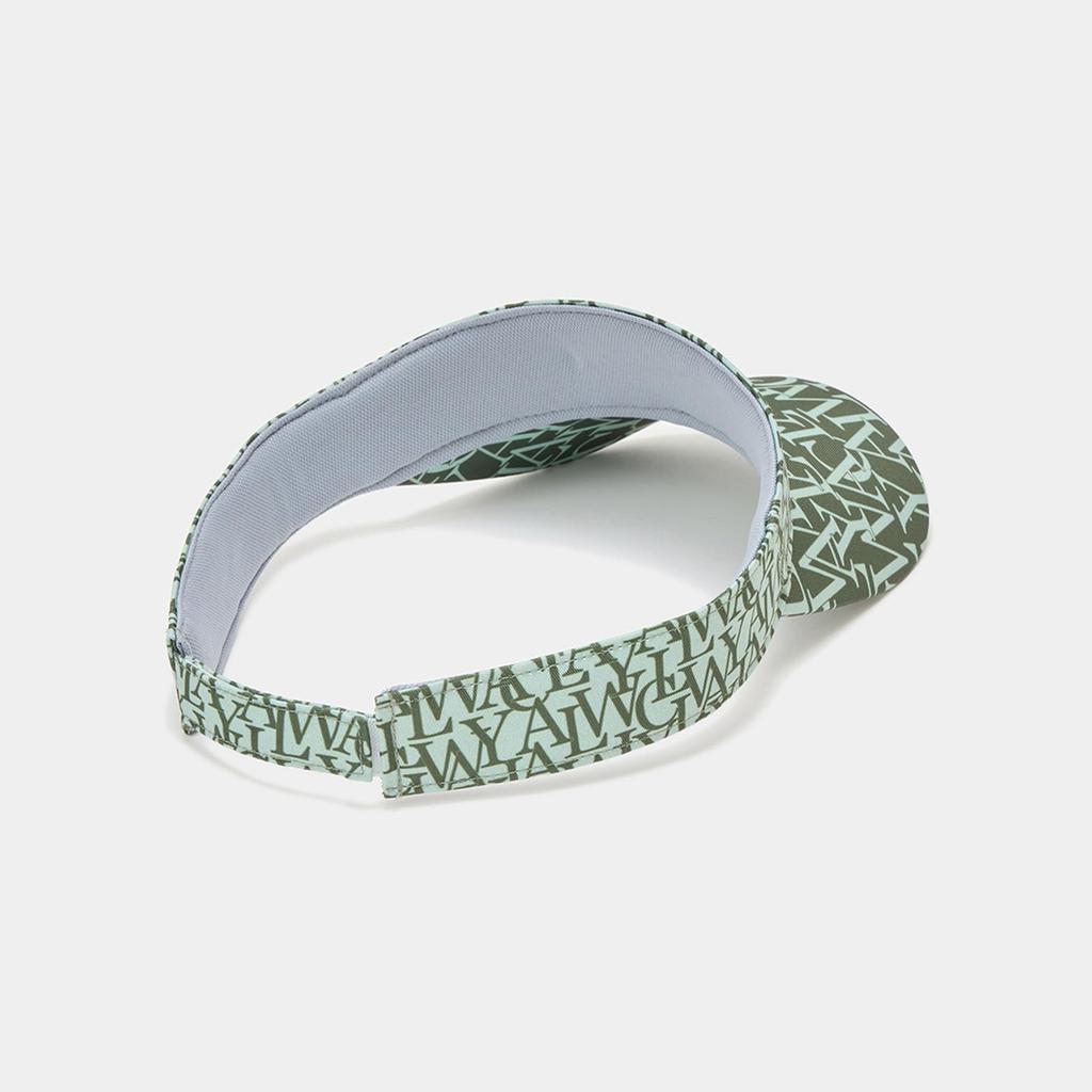 Sun Visor Print Hat Golf C23291114 Green FR [Callaway] Men's (Logo Pattern/Size Adjustable) / / 1130_Light