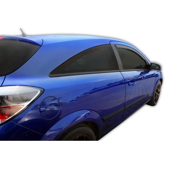 Air Deflectors - SCOUTT - Opel Astra H 3D - Smoked - Reinforced Acrylic - Easy Installation