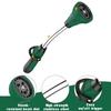 15 Zoll Wasser Sprühstab Schnellkupplung Gartenschlauch Düse Sprühstab 8 Wassermuster Ergonomischer Griff Einfache Ein&Aus Daumensteuerung für Garten Rasen Pla