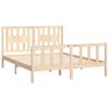 Cadre de lit - Maison Exclusive - Bois de pin massif - 160x200 cm - Marron