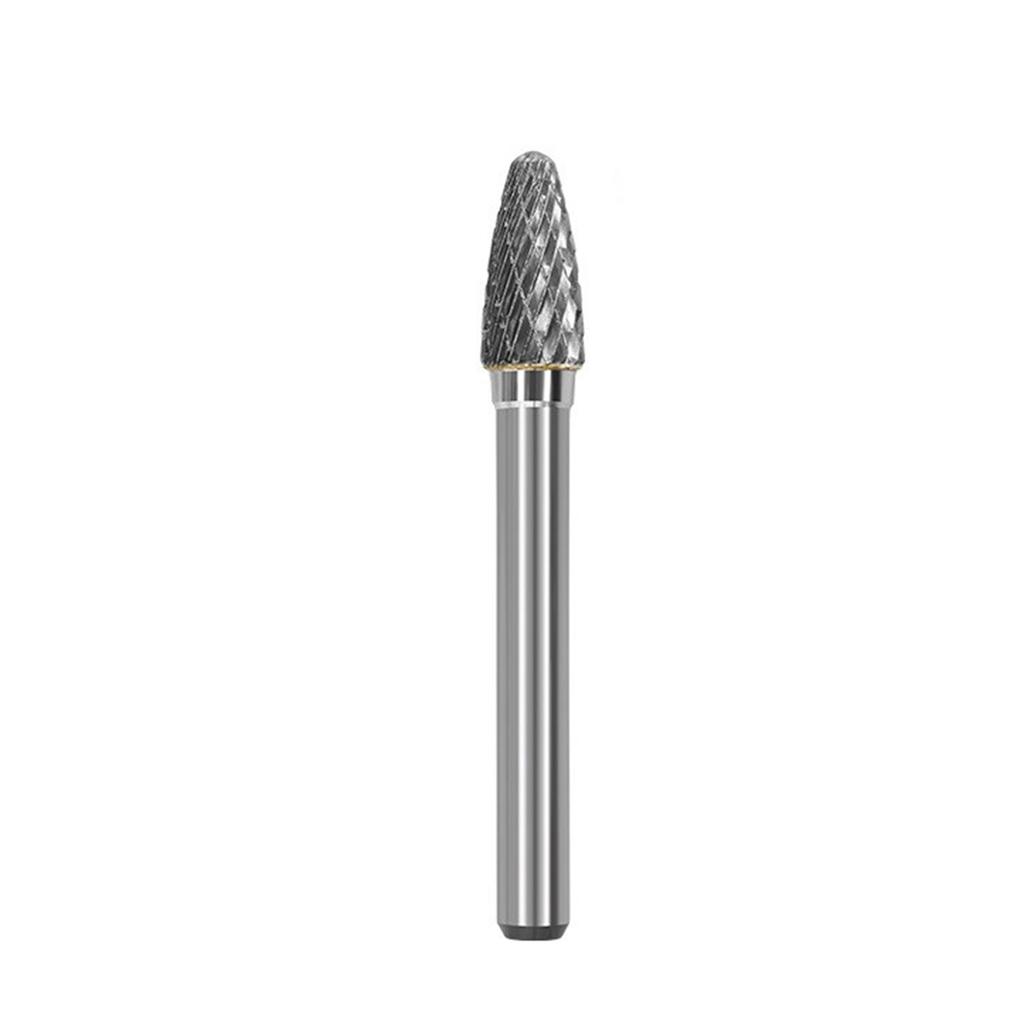 Carbides Rotary File Tool Double /Single Flute Design Point Burr Die Grinders For Metalworking Wood Carving Polishing