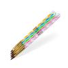 Set of 5 Acrylic Brushes Size 4, 6, 8, 10, 12