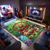 1PC Custom Name Ladybugs Snails Garden Theme Floor Mat Ideal for Living Room, Game Rooms, Office, Bedroom,Floor Mat Playful Design