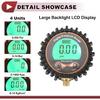 1Pcs Universal Digital Tire Pressure Gauge 1/8" NPT without Battery 0-250PSI Digital Air Pressure Meter for Cars