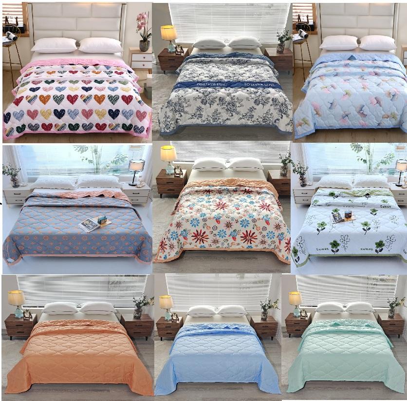 Summer thin blanket, new air conditioning quilt, gift, skin friendly washed cotton, summer cool quilt
