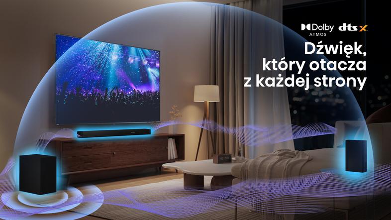 HISENSE AX5100Q 5.1 Soundbar 580W Dolby Atmos Black